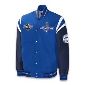 Blue Jays 3 Times World Series Champions Baseball Jacket