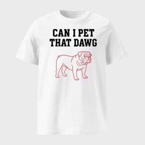 Georgia Football Can I Pet That Dawg Printed Sweatshirt 3
