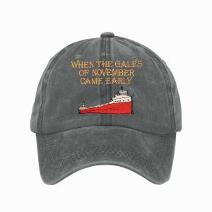 Edmund Fitzgerald When The Gales Of November Come Early Hat1
