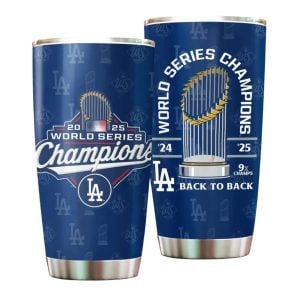Dodgers World Series 2025 Champions Tumbler Cup