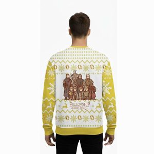2025 The Lord Of The Rings Fellowship Of The Ring Ugly Christmas Sweater 2 The Lord Of The Rings Fellowship Of The Ring Ugly Christmas Sweater2