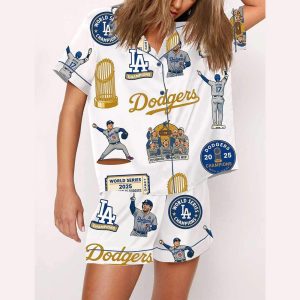 2025 Dodgers World Series Champions Pajama Set 1 Dodgers 2025 World Series Champions Pajama Set1