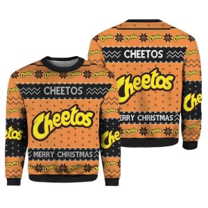 Cheetos Snack Ugly Christmas Sweater 1