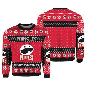 2025 Pringles Snack Ugly Christmas Sweater