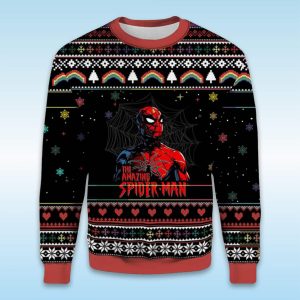 The Amazing Spider Man Ugly Christmas Sweater 1 The Amazing Spider Man Ugly Christmas Sweater1