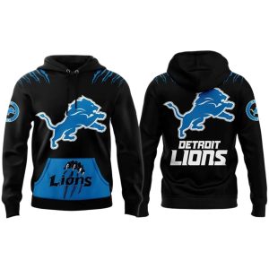 Lions Back In Black 2025 Hoodie