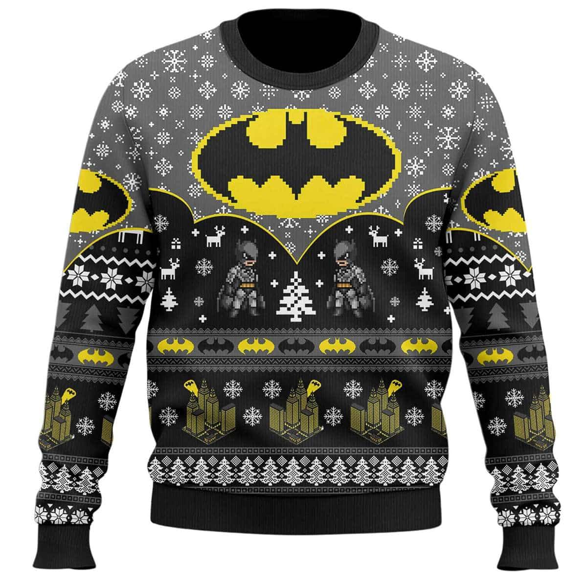 2025 Batman Gotham City Ugly Christmas Sweater 2025 Batman Gotham City Ugly Christmas Sweater