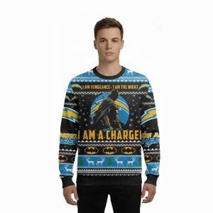 I Am Vengeance I Am The Night I Am A Charger Ugly Sweater1