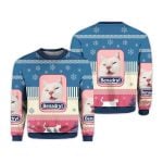 Benadryl Cat Christmas Ugly Sweater