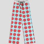 Bojack Horse Apple Contrast Wide Leg Pants