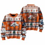 Broncos They Not Like Us Christmas Ugly Sweater