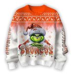 2025 Broncos x The Grnch Christmas Edition Ugly Sweater