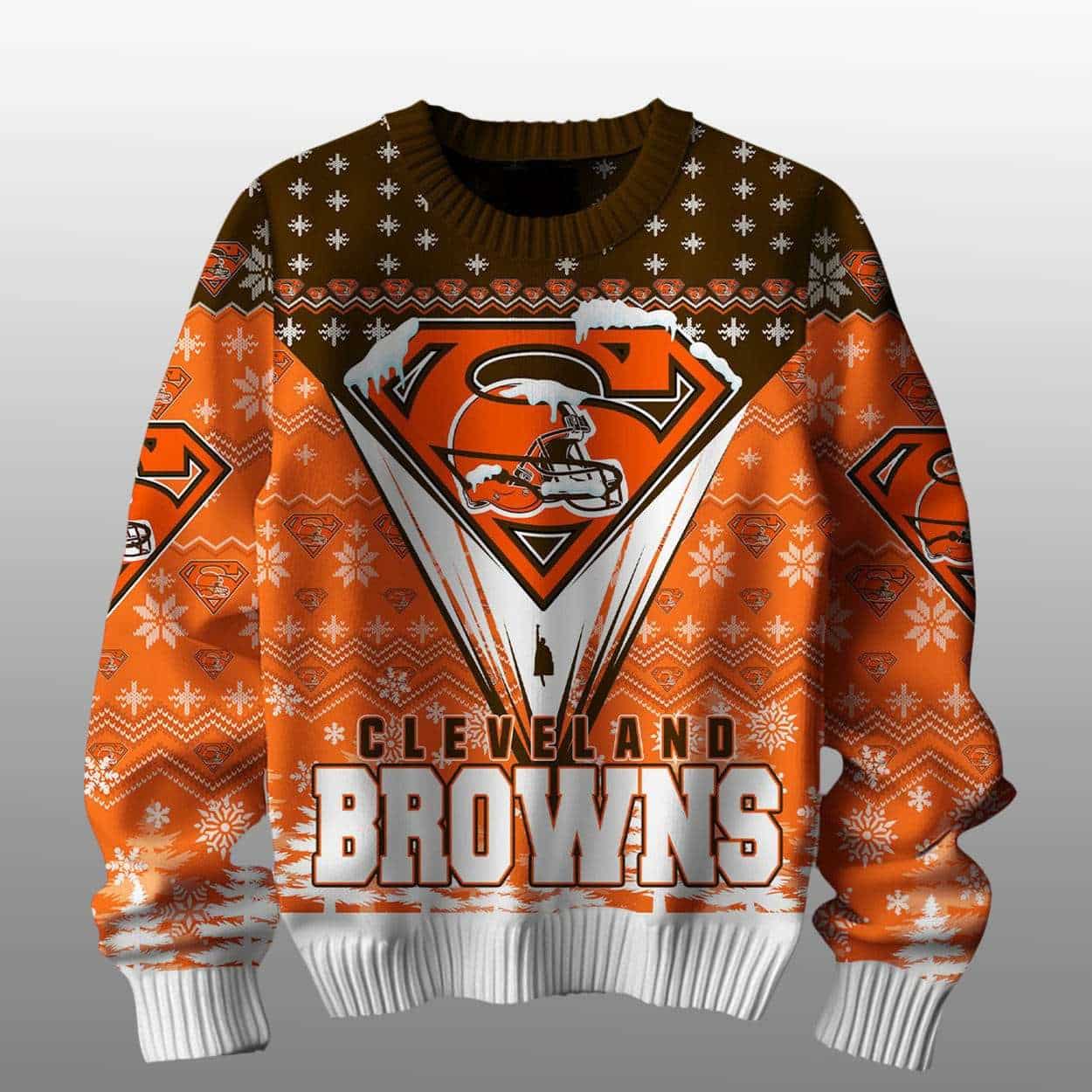 2025 Browns Merry Super Christmas Ugly Sweater 2025 Browns Merry Super Christmas Ugly Sweater