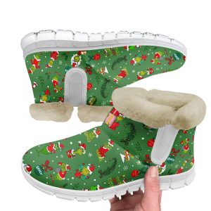 The Grnch This Is Jolly Enough Christmas Snow Boots1