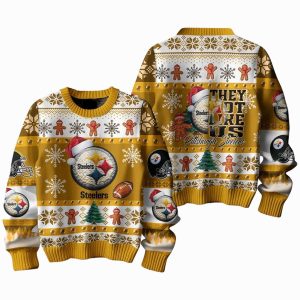 Steelers They Not Like Us Christmas Ugly Sweater