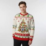2025 Christmas Book Tree Ugly Sweater