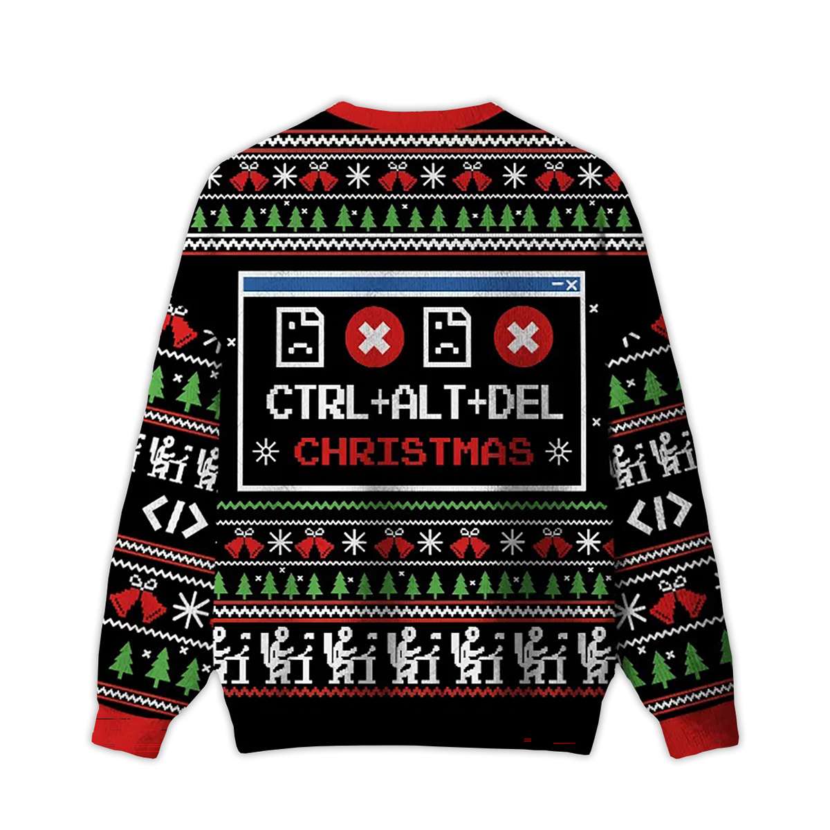 2025 Ctrl Alt Del Christmas Ugly Christmas Sweater 2025 Ctrl Alt Del Christmas Ugly Christmas Sweater