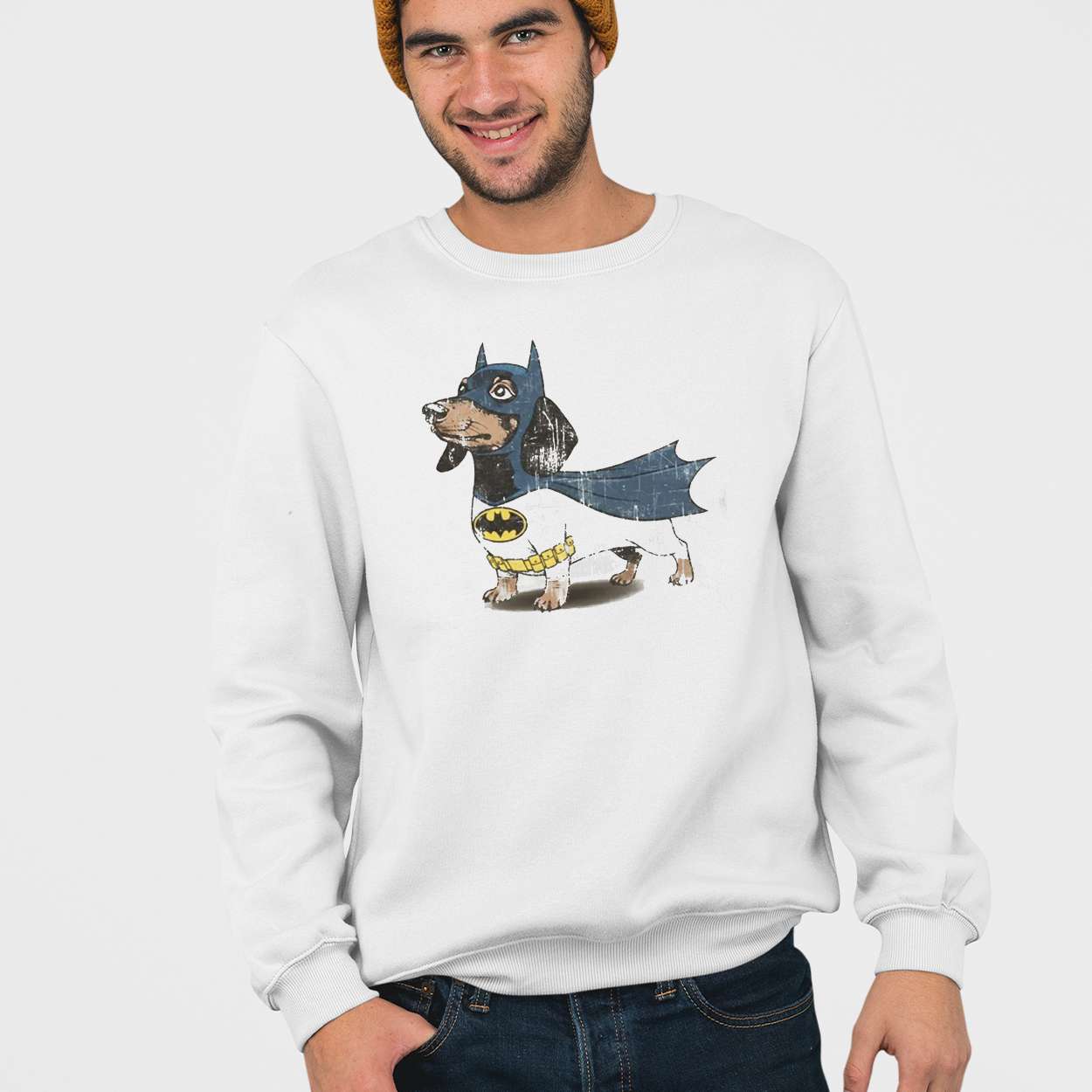 Dachshund Batman Superhero T-shirt Dachshund Batman Superhero T-shirt