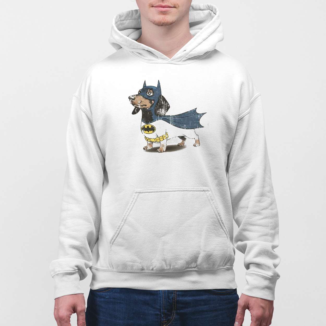 Dachshund Batman Superhero T-shirt Dachshund Batman Superhero T-shirt