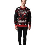 2025 Deadpool The Other Jolly Guy In A Red Suit Ugly Christmas Sweater