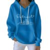 Detroit Football Skyline Pit Striped Hoodie