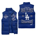 Dodgers 2025 World Series Champions Sleeveless Down Jacket