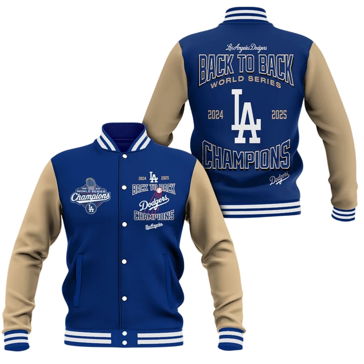 Dodgers 2025 World Series Champions Varsity Jacket Dodgers 2025 World Series Champions Varsity Jacket