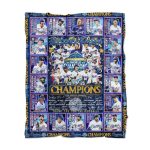 Dodgers BACK TO BACK World Series Champions 2025 Fleece Blanket