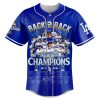 Dodgers Back 2 Back 2024-2025 World Series Baseball Jersey