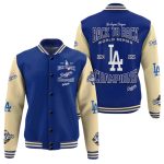 Dodgers Back To Back World Series Champions 2024 2025 Varsity Jacket