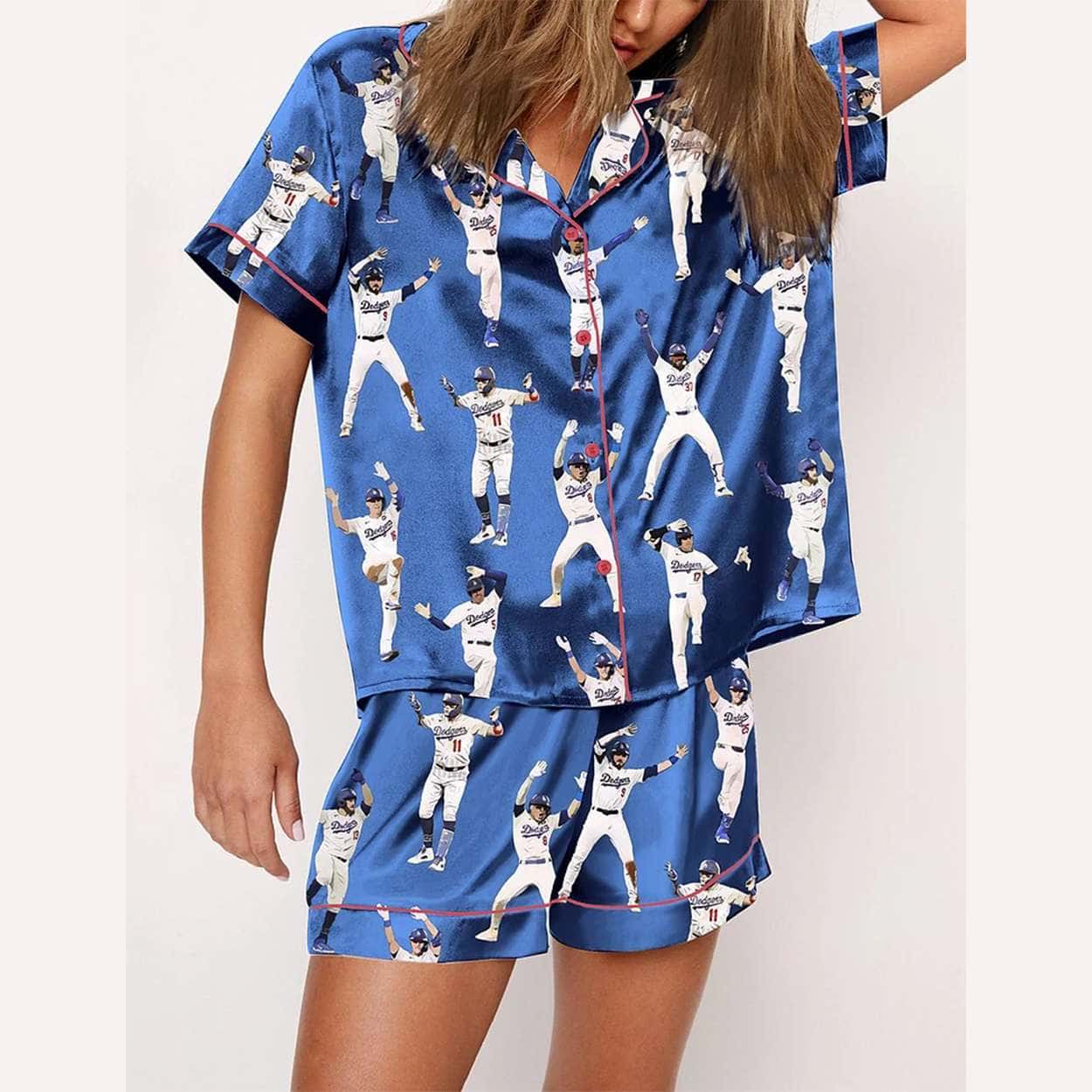 Dodgers Celebration Dance World Series 2025 Pajamas Set Dodgers Celebration Dance World Series 2025 Pajamas Set