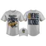 Dodgers We Rule October World Series Champions 2025 Jersey