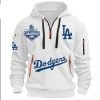 Dodgers World Series 2025 Champions Half Zip Hoodie