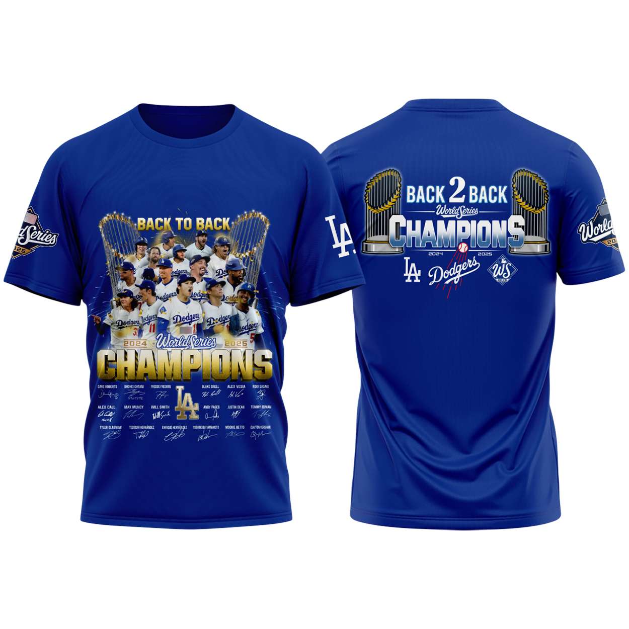 Dodgers World Series 2025 Champions Signature Shirt Dodgers World Series 2025 Champions Signature Shirt