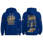 Dodgers World Series Champion Back To Back 2025 Hoodie Joggers Cap