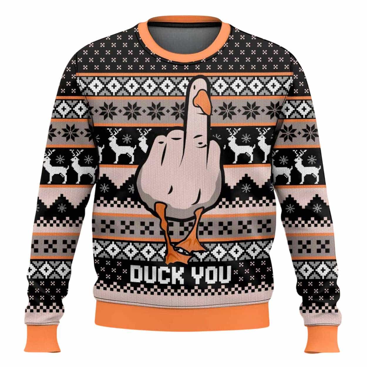 Duck You Ugly Christmas Sweater Duck You Ugly Christmas Sweater