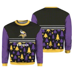 2025 Christmas Vikings Ugly Sweater 1