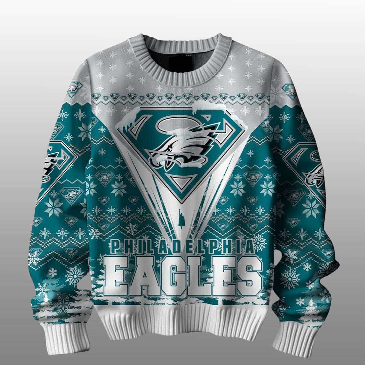 2025 Eagles Merry Super Christmas Ugly Sweater 2025 Eagles Merry Super Christmas Ugly Sweater