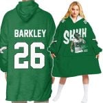 Eagles Saquon Barkley Shhh Blanket Hoodie