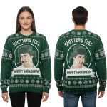 2025 Eddie Griswold Shitter Full Happy Hanukkah Christmas Ugly Sweater