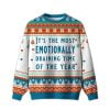 2025 Emotionally Draining Ugly Christmas Sweater