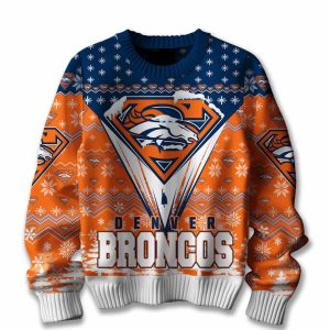 Broncos Merry Super Christmas Ugly Sweater
