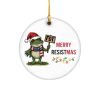 FDT Portland Frog Merry Resistmas Ornament