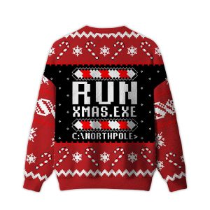 Run Xmas Ugly Christmas Sweater1