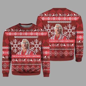 Ric Flair Woo Christmas Ugly Sweater 2