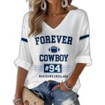 Forever Cowboy 94 Marshawn Kneeland Waffle Long Sleeve T-Shirt