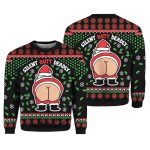 Funny Silent Butt Deadly Santa Ugly Christmas Sweater