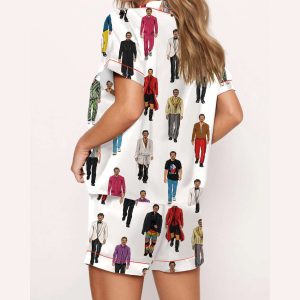 Pascal Celebrity Silky Satin Pajama Set1