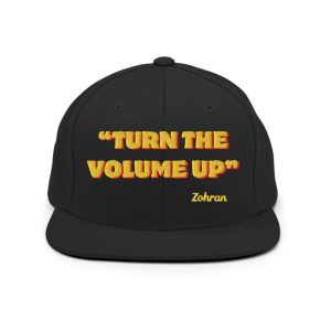 Zohran Mamdani Turn The Volume Up Hat1