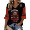Georgia Let The Big Dawg Eat Waffle Long Sleeve T-Shirt